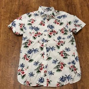 Men’s tropical print shirt